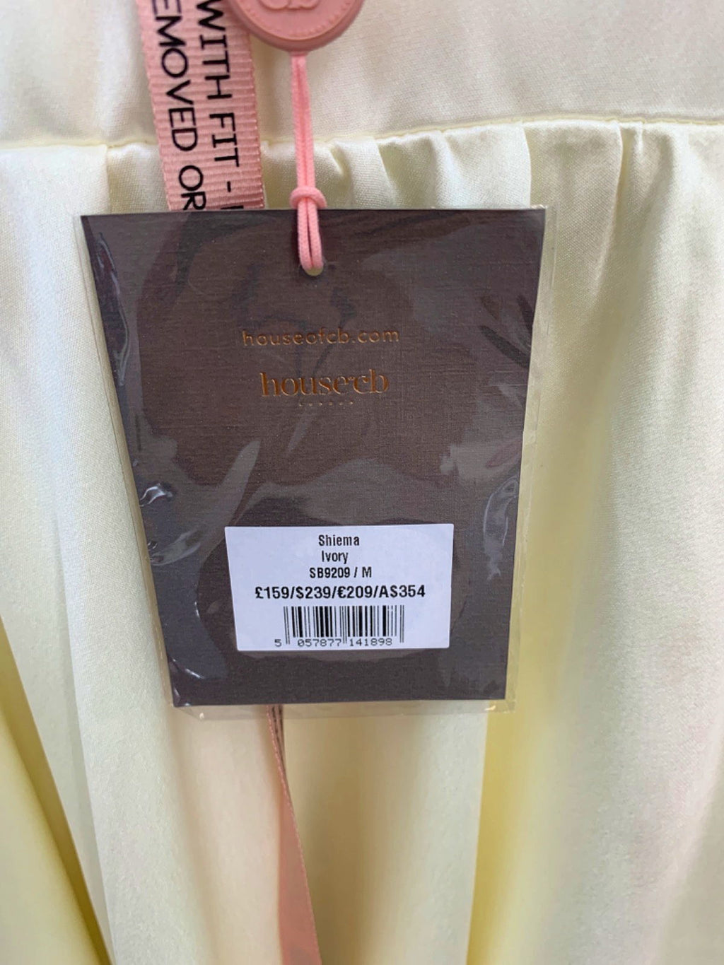 House of CB Ivory Shiema Mini Dress UK M