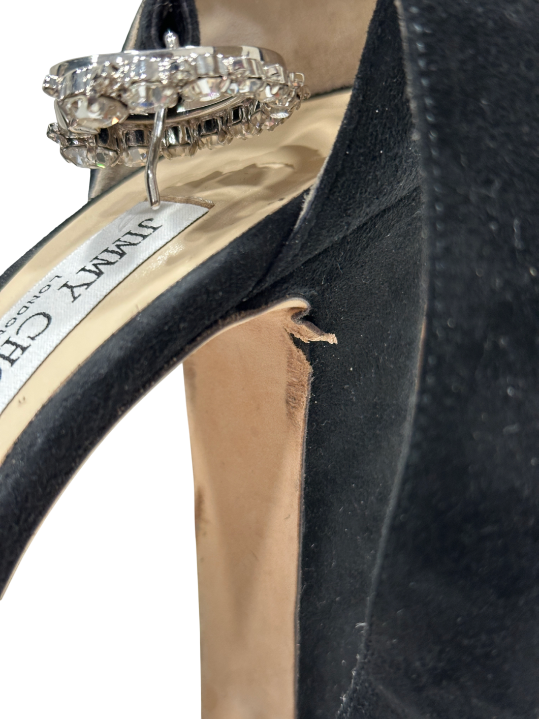 Jimmy Choo Black Mionne 120mm Platform Sandals UK 8 EU 41 👠