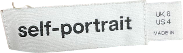 Self-Portrait Brown Stretch Crepe Mini Shorts UK 8