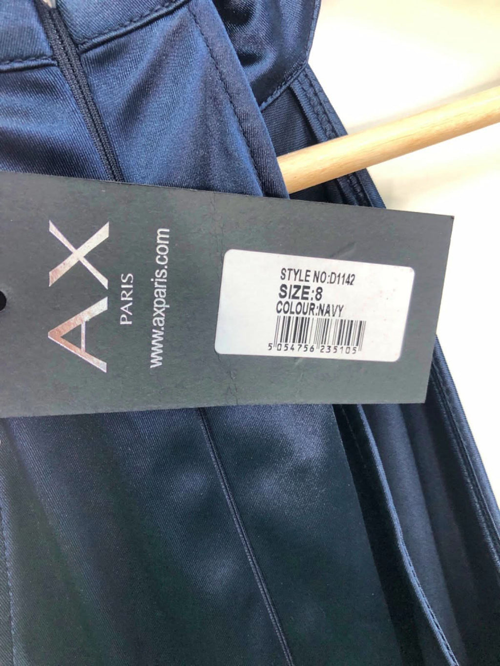 AX Paris Navy Halter Neck Midi Dress Size 8