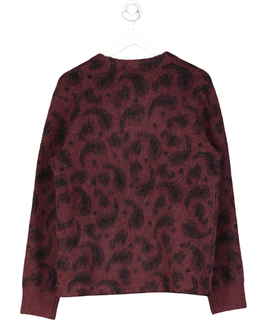 All Saints Red Bancat Cardigan UK XS