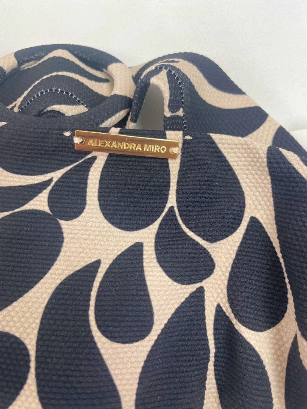 Alexandra Miro DEIDRE SWIMSUIT - BLACK DANDELION  UK S