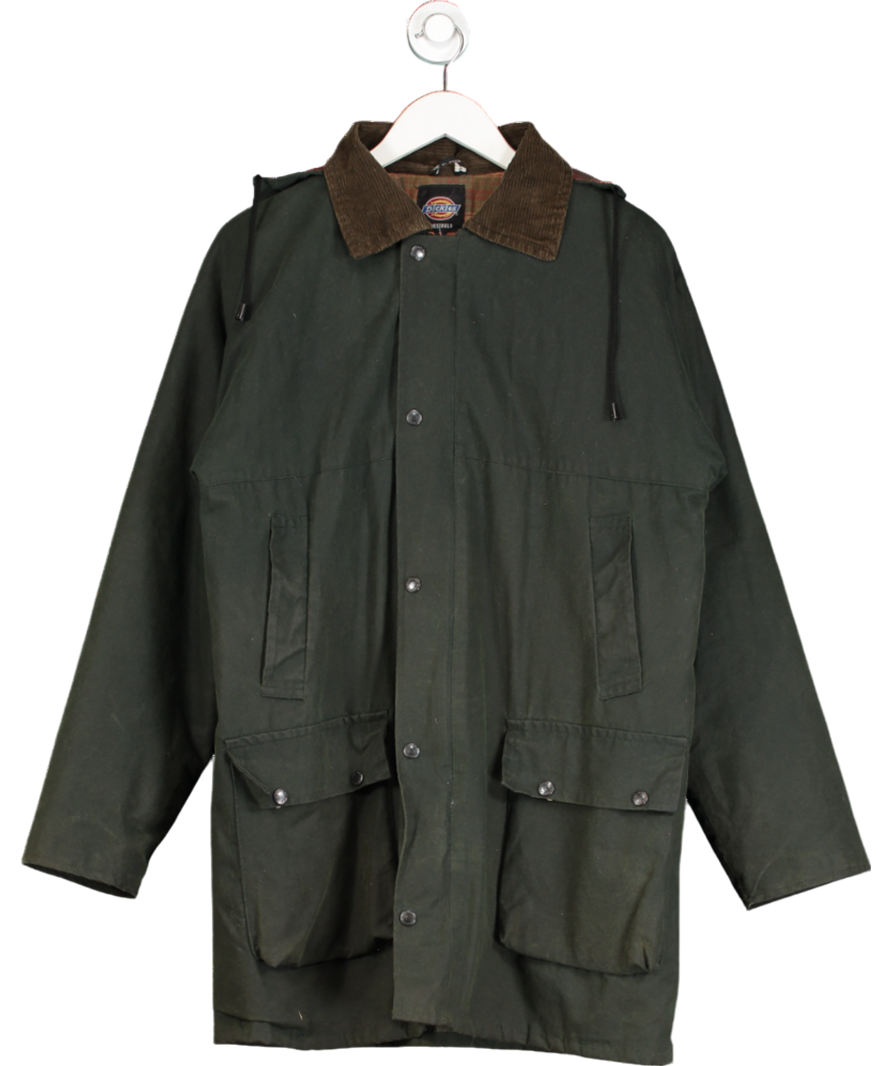 Dickies Green Work Jacket With Hood UK S