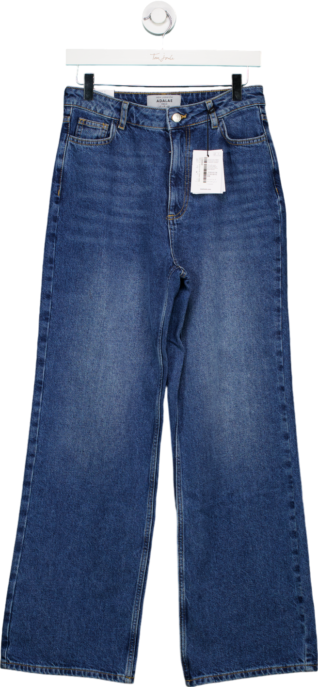 New Look Blue Adalae Wide Leg Jeans UK 8