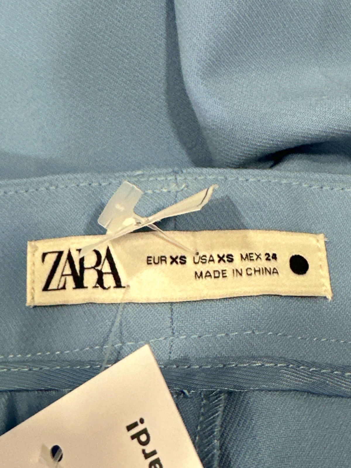 Zara Blue Tailored Trousers UK XS