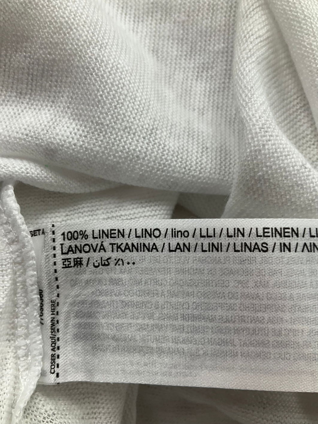 MANGO White Fine Knit Tank UK S