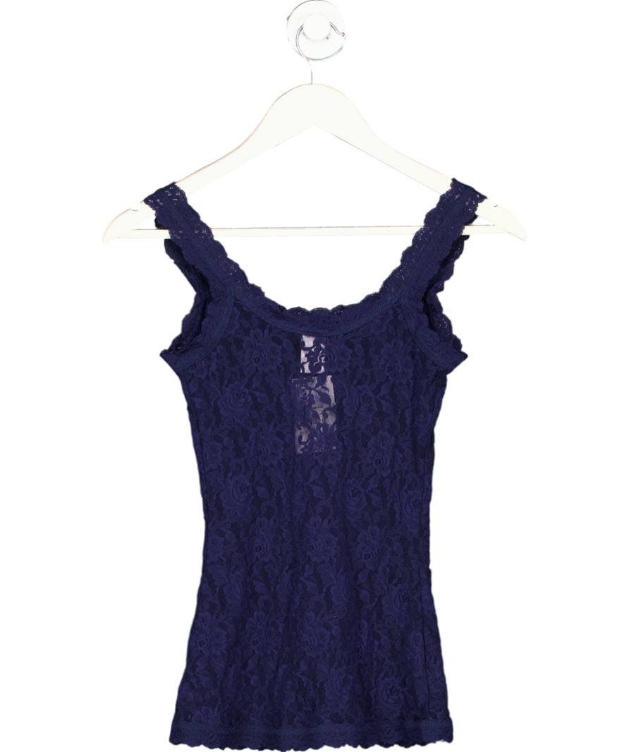 Hanky Panky Blue Signature Lace Classic Camisole UK XS