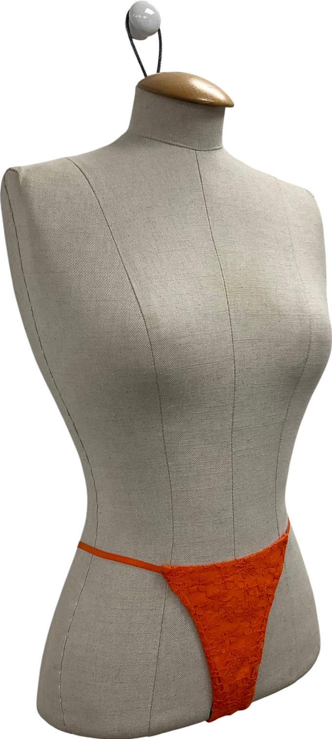 Outcast Orange Lace Briefs UK S