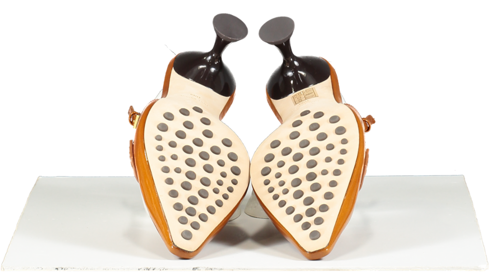 Tory Burch Brown Pointed Sling Back Pump UK 7.5 EU 40.5 👠