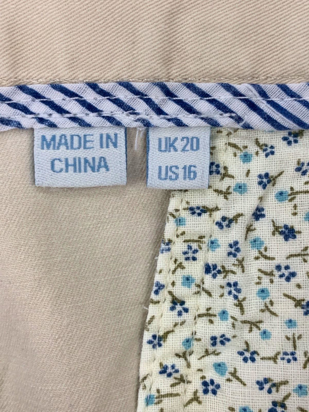 Boden Beige Chinos UK 20