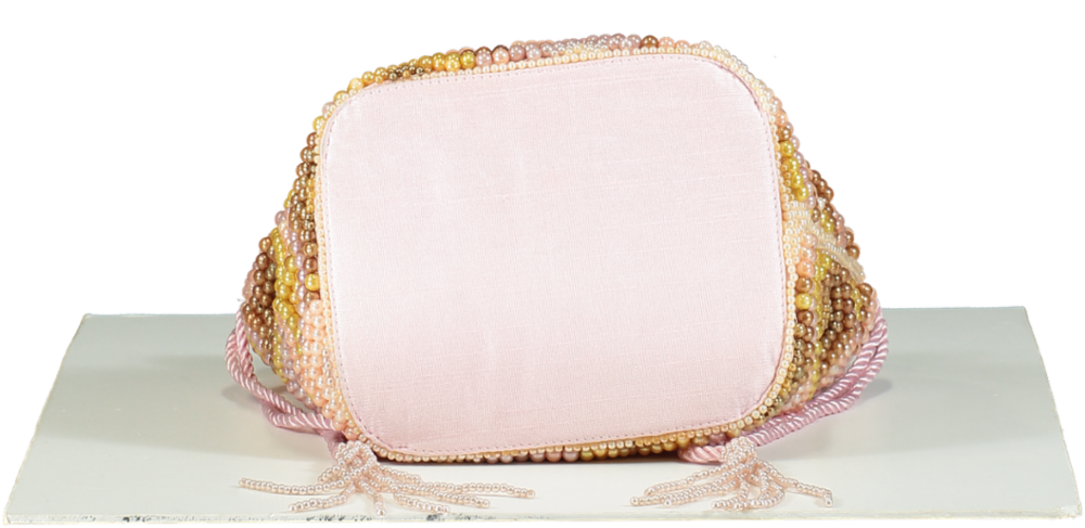 From St Xavier Multi Scalloped Drawstring Bag