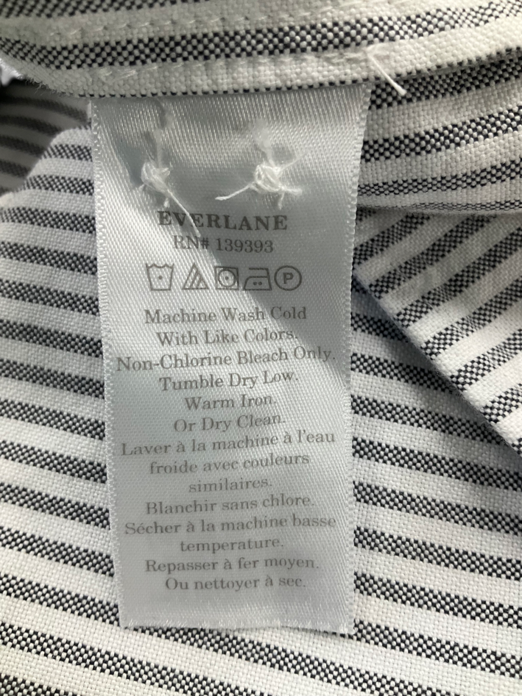 TU Grey Striped Shirt UK 18