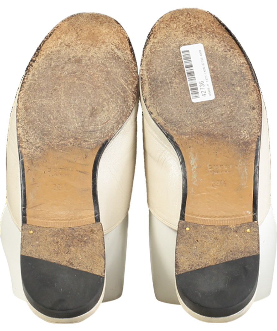 GUCCI Cream Princetown Slipper UK 6.5 EU 39.5 👠