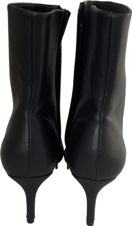 ASOS Rosalie Kitten Heel Mid Boots In Black UK 7 EU 41 👞