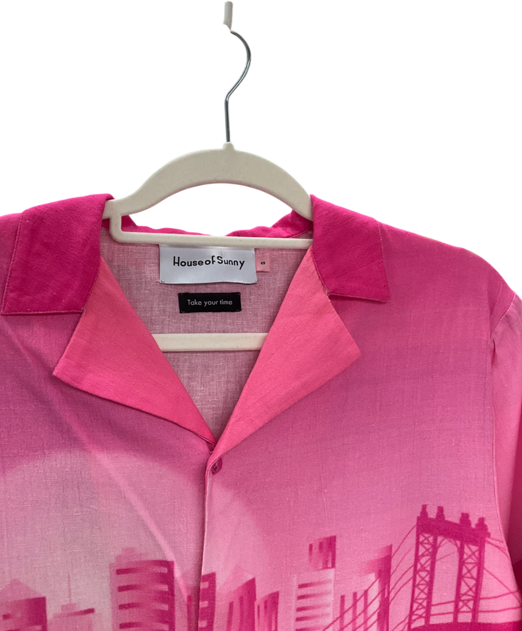 HOUSE OF SUNNY Pink The Rose Tint Shirt UK S