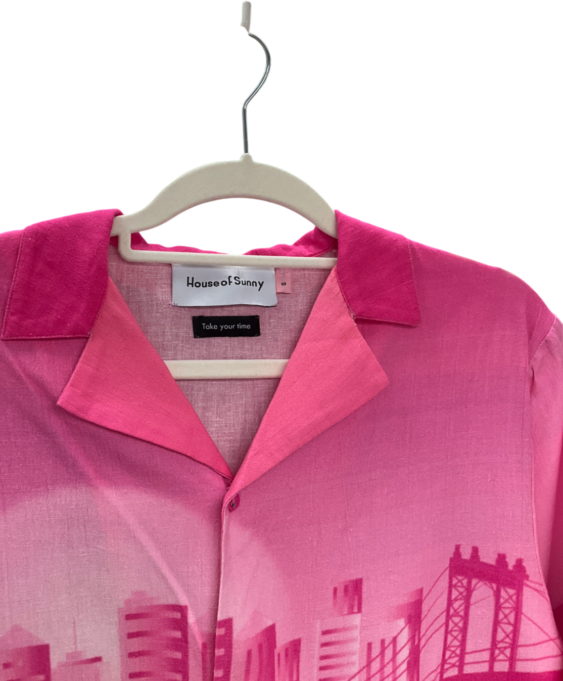 HOUSE OF SUNNY Pink The Rose Tint Shirt UK S
