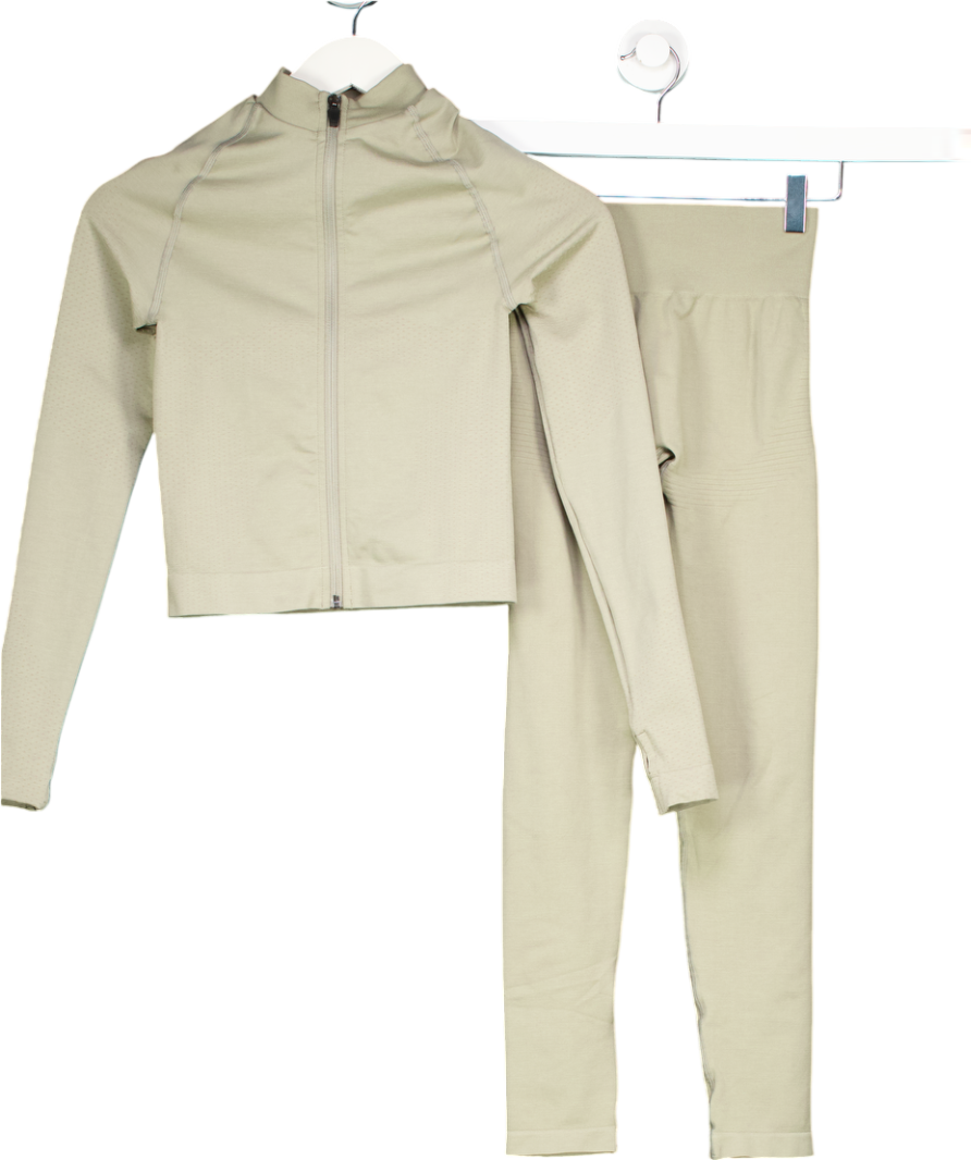 TALA Green Zip Through Jacket And Matching Leggings UK XS