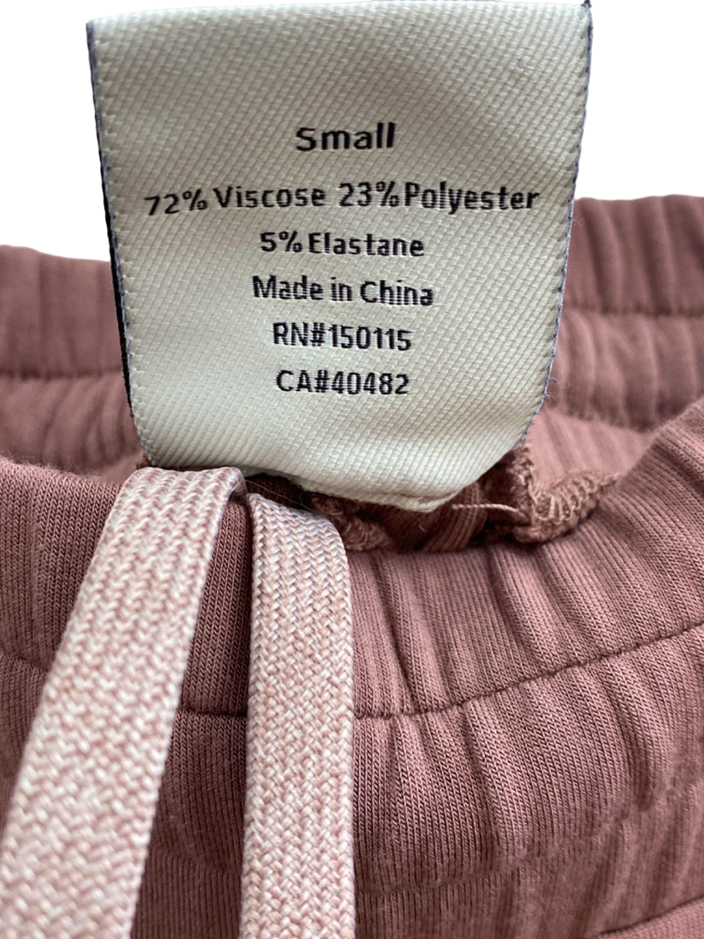 Varley Mauve Jogger Pants UK Small