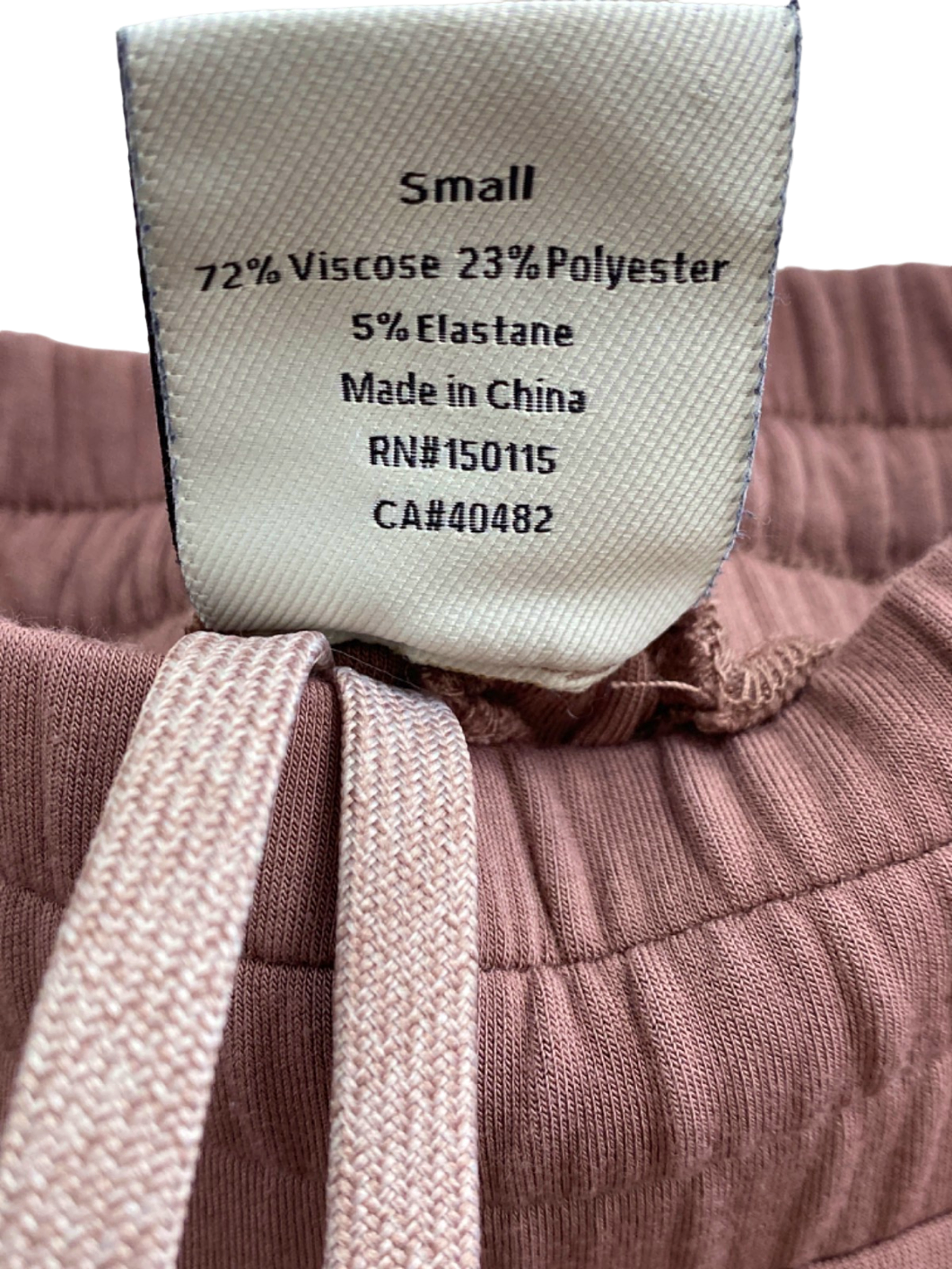 Varley Mauve Jogger Pants UK Small