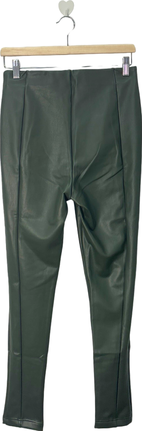 Everyday Black Coated Leggings UK Size 12