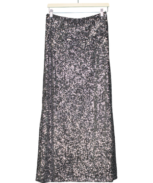 Peacocks Metallic Sequin Maxi Skirt UK 8