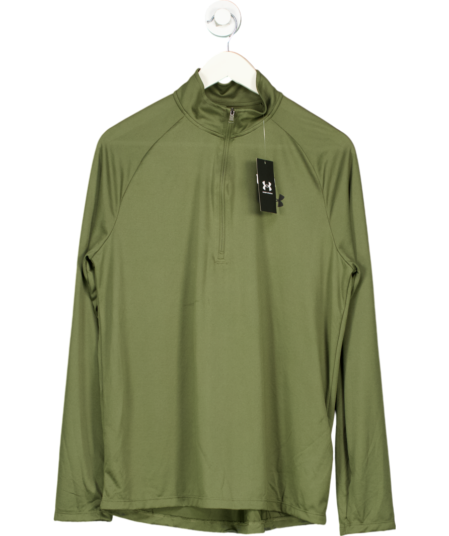 Under Armour Green Men's Ua Tech™ ½ Zip Long Sleeve UK M