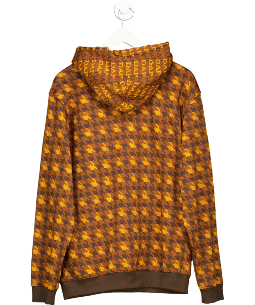 Gap X Dap Orange Brown Dapper Dan Logo Hoodie UK M