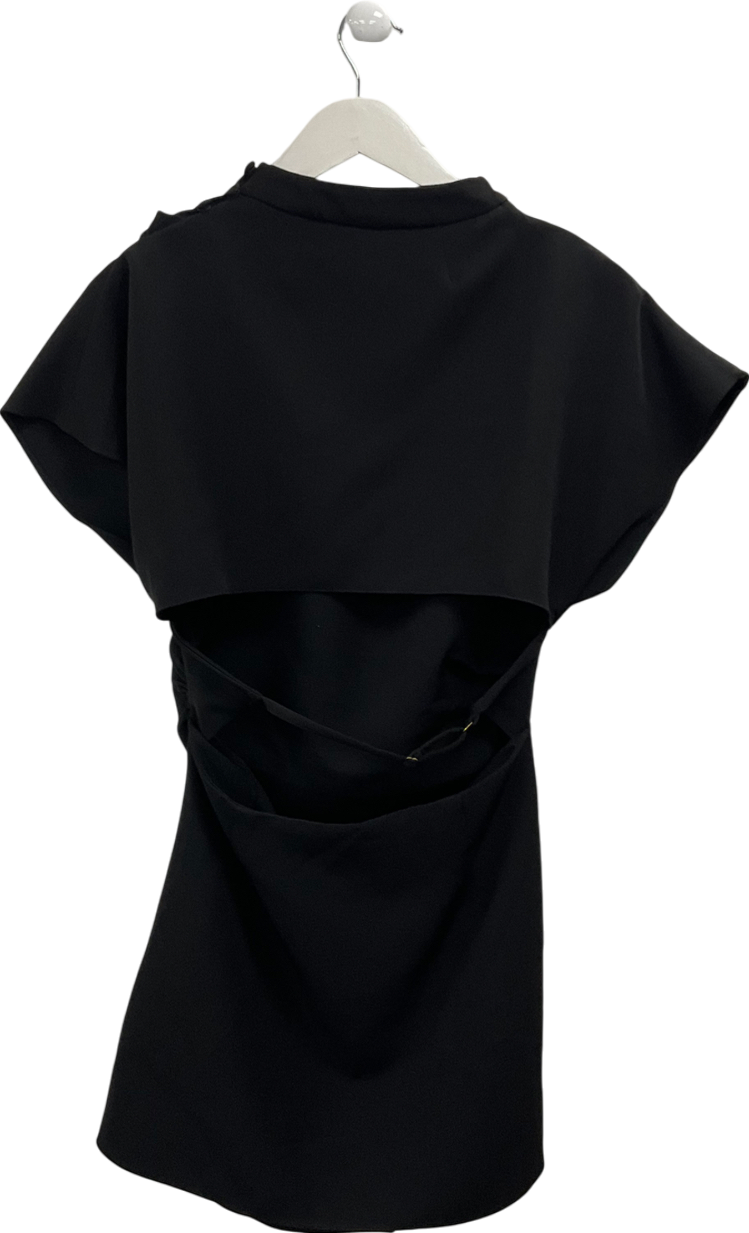 ASOS Black Structured Mini Stress With Strappy Back UK 10