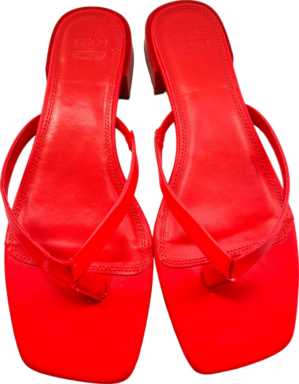 ASOS Red Design Heeled Sandals UK 7