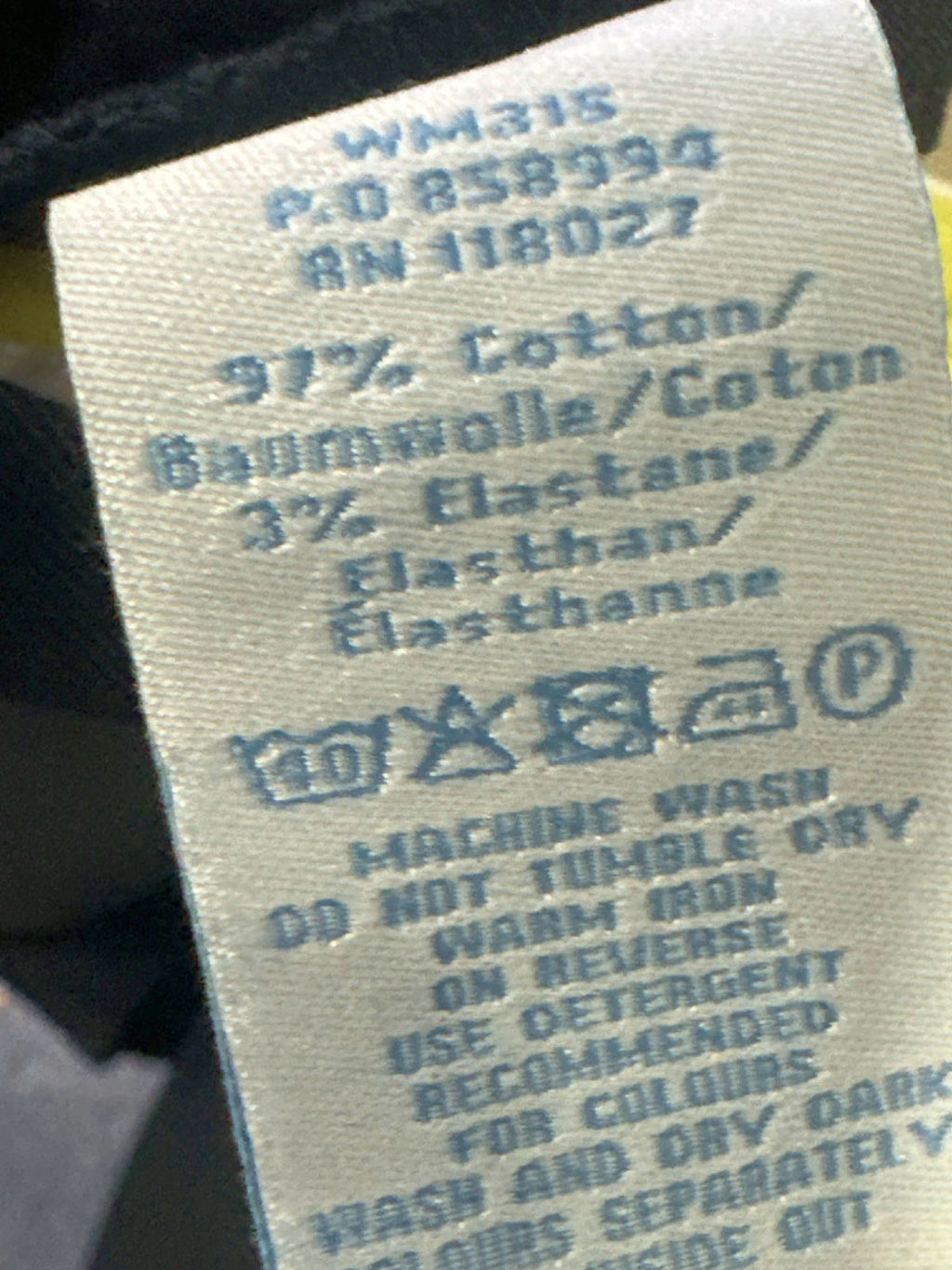 Boden Black Cropped Trousers UK 6 Petite