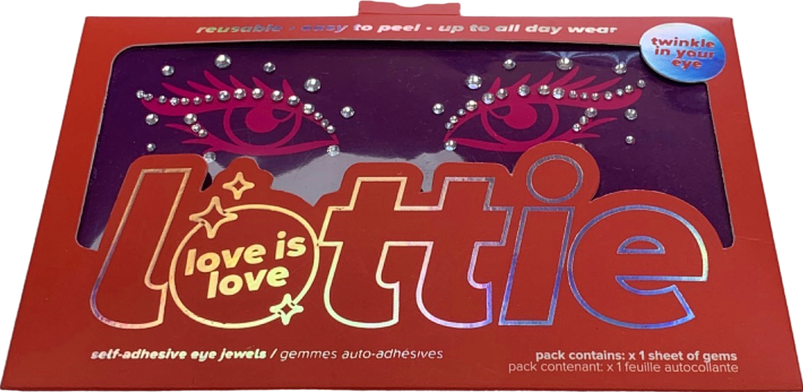 Lottie London Love is Love Self-Adhesive Eye Jewels