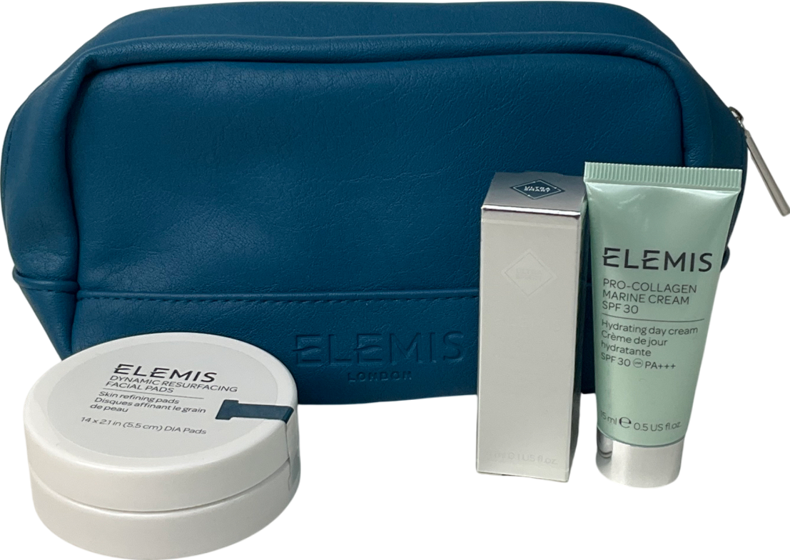 Elemis Pro Collagen Gift Set Includes Facial Pads And Pro Collagen Serum Travel size