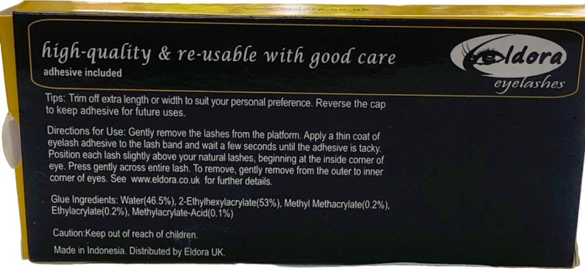 Eldora High-Quality Reusable Eyelashes H179