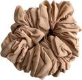 Anisa Sojka Beige Large Chiffon Scrunchie