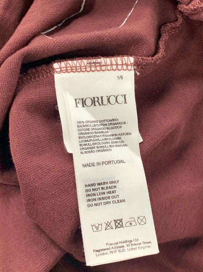 Fiorucci Burgundy Milano T-Shirt UK S