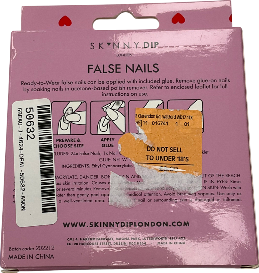 skinny dip False Nails One size