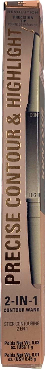 Revolution Precise Contour & Highlight 2-in-1 Contour Wand Dark 3.8g