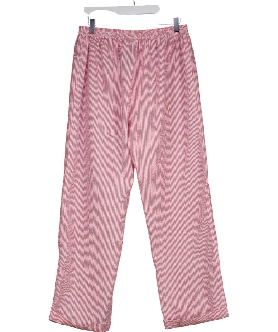 Free People Red And White Striped Pyjama Trousers UK S