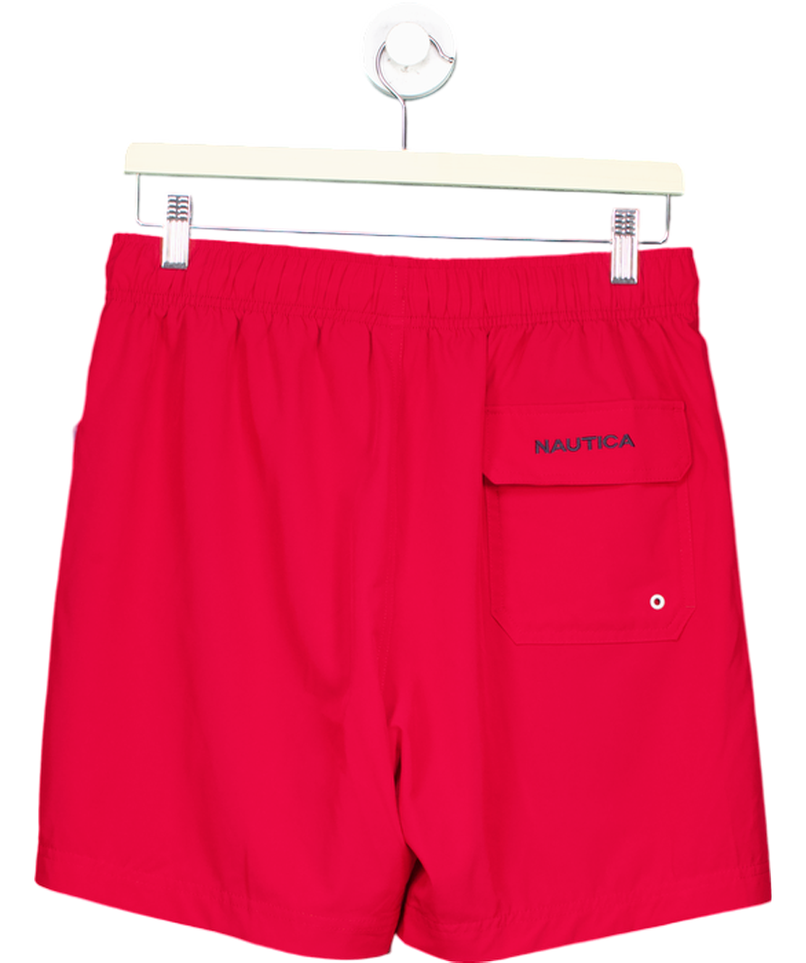 Nautica Red 6" Swim Shorts UK S