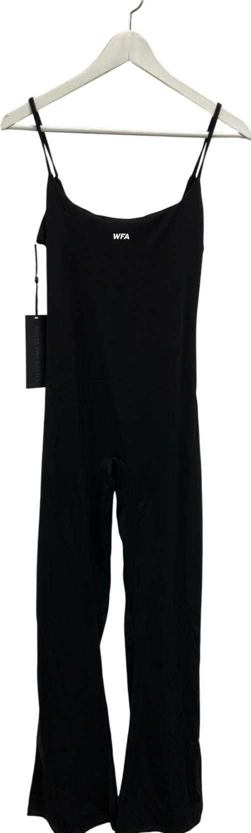 White Fox Black Walk It, Talk It Jumpsuit UK M
