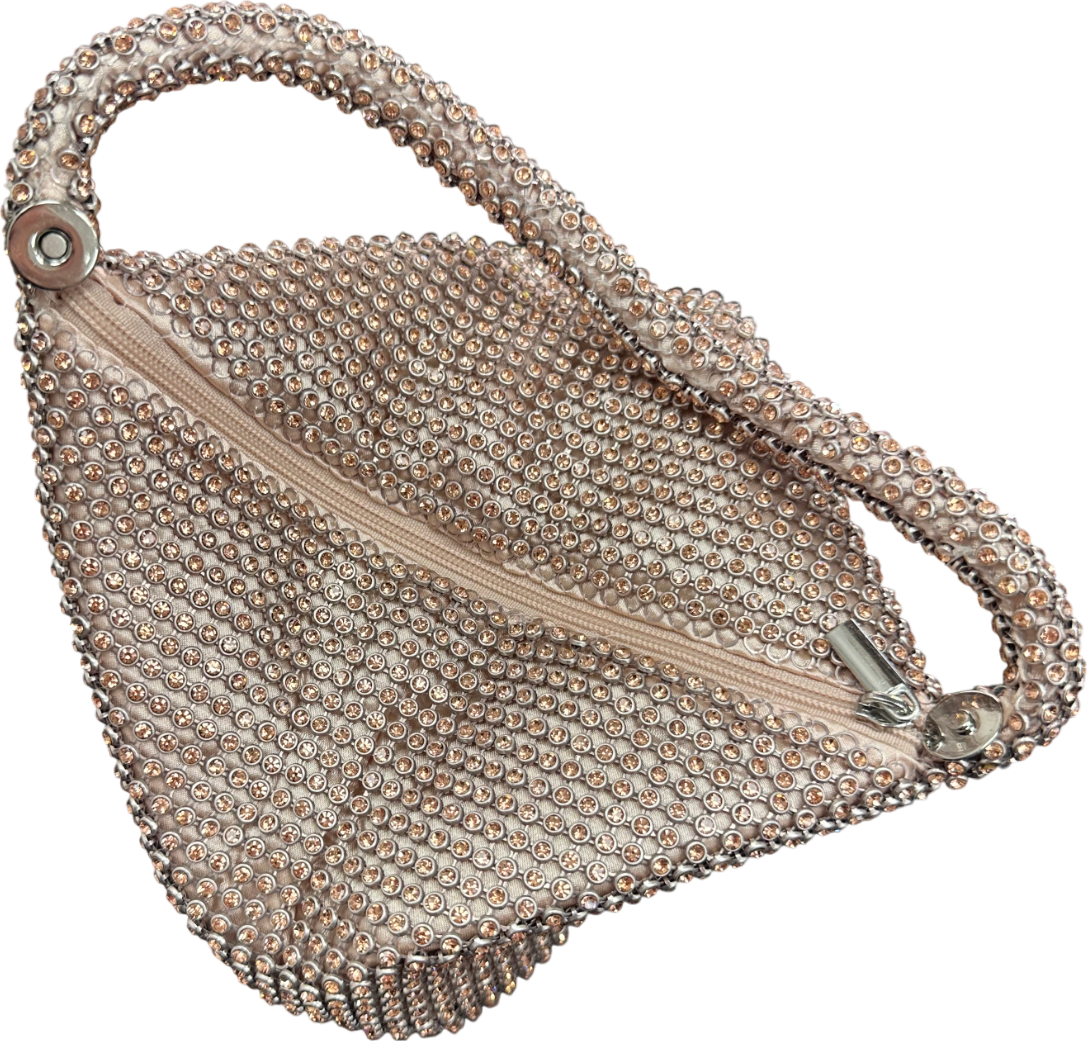 FOREVER NEW Pink Lea Diamante Pouch