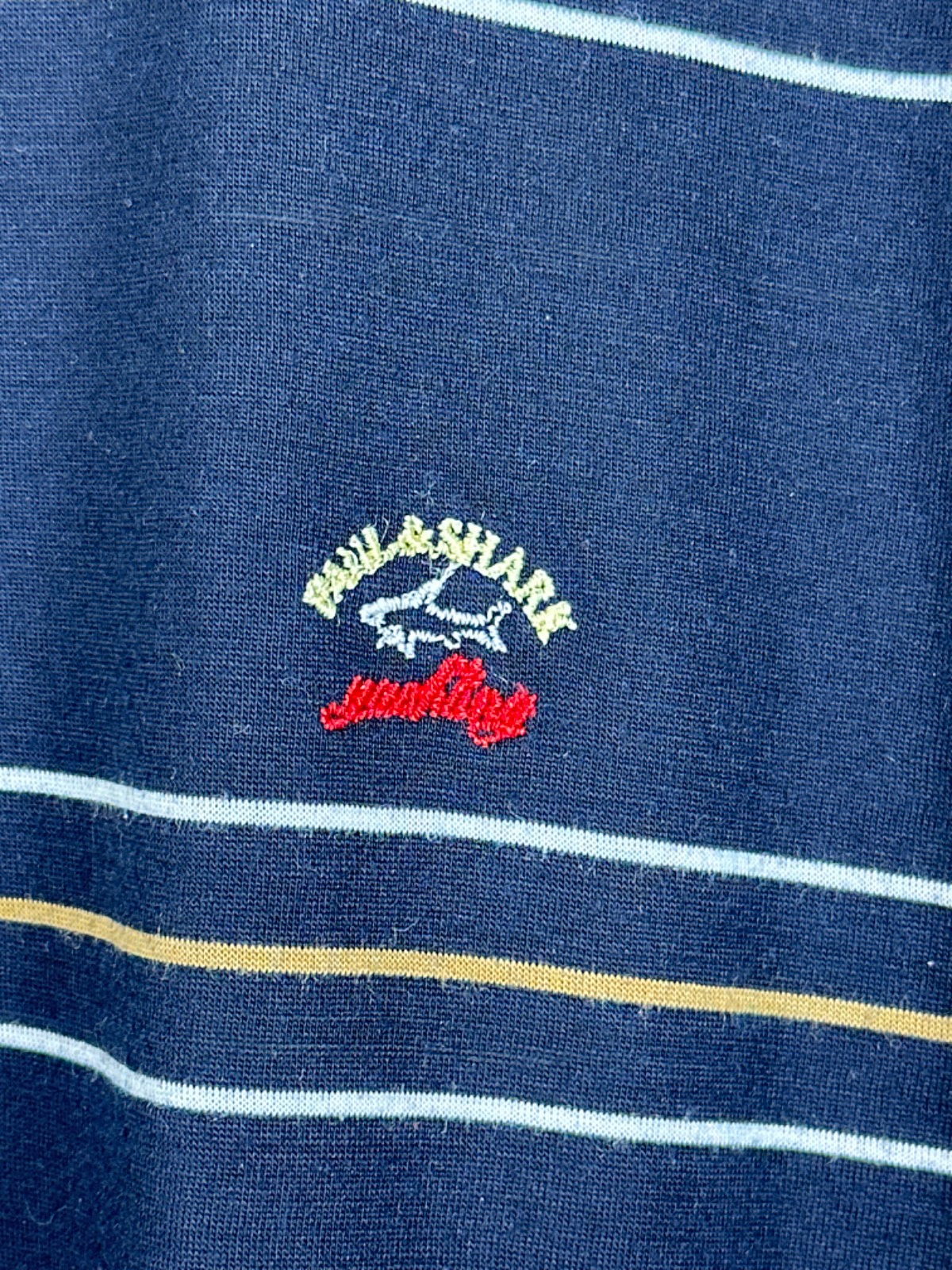 Paul & Shark Navy Striped Polo Shirt UK XL