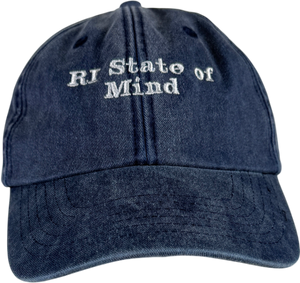 Beechfield Blue Ri State Of Mind Washed Denim Cap One Size