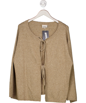 Charli Beige Erin Reversible Sweater UK S/M