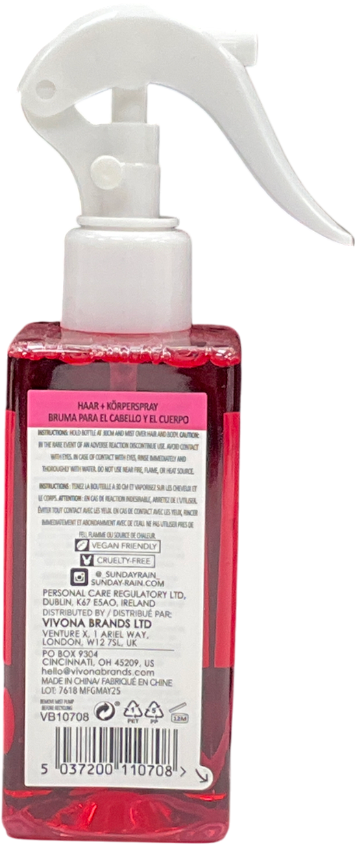sunday rain Pink Grapefruit & Sea Salt Hair & Body Mist 200ml