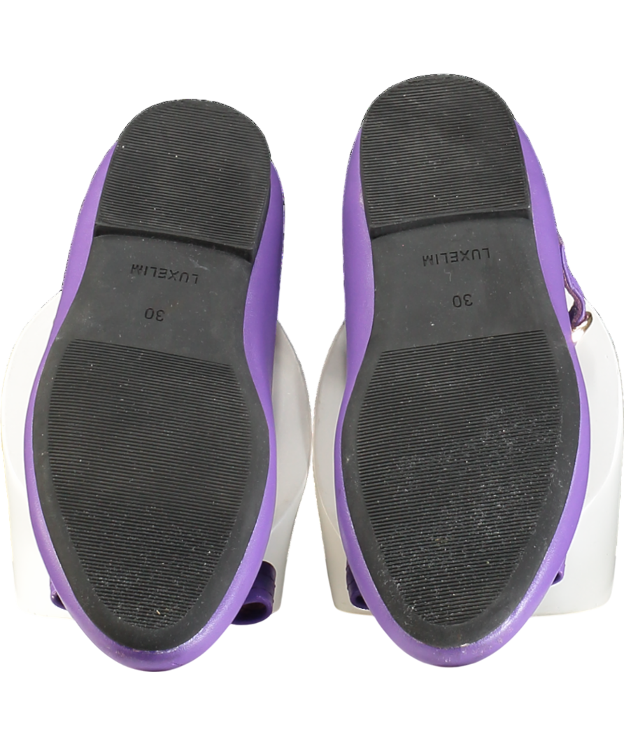 Luxelim Purple Isla Leather Shoes UK 11.5 EU 30 👼