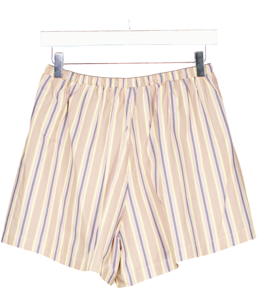 VRG GRL Yellow Annika Striped Shorts UK 8