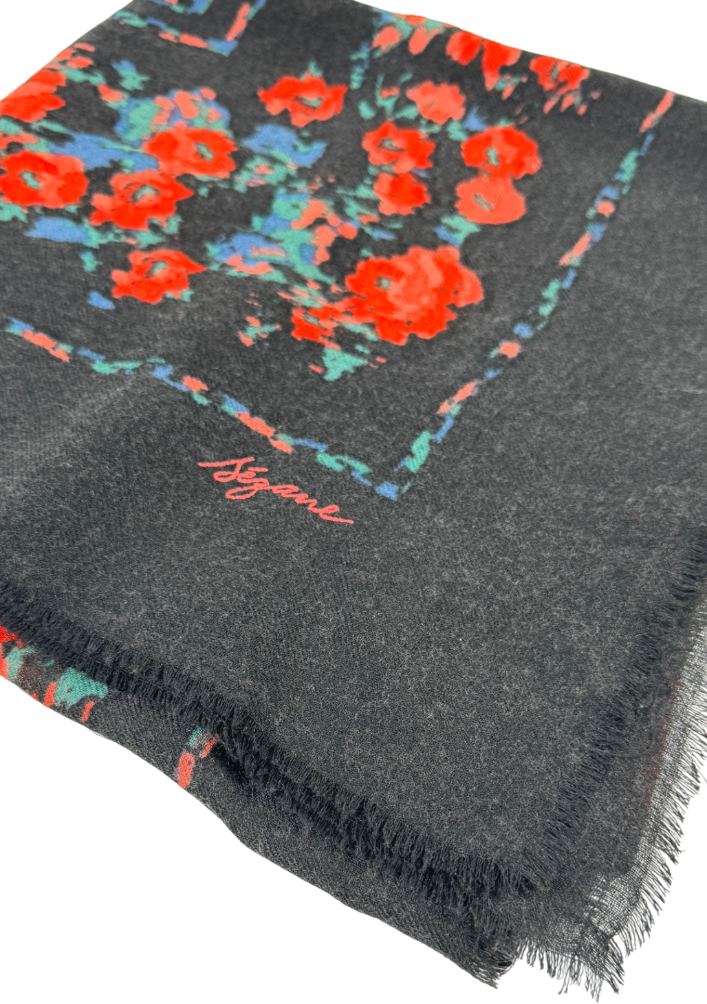 Sezane Multicoloured Pio Scarf  Helin Print