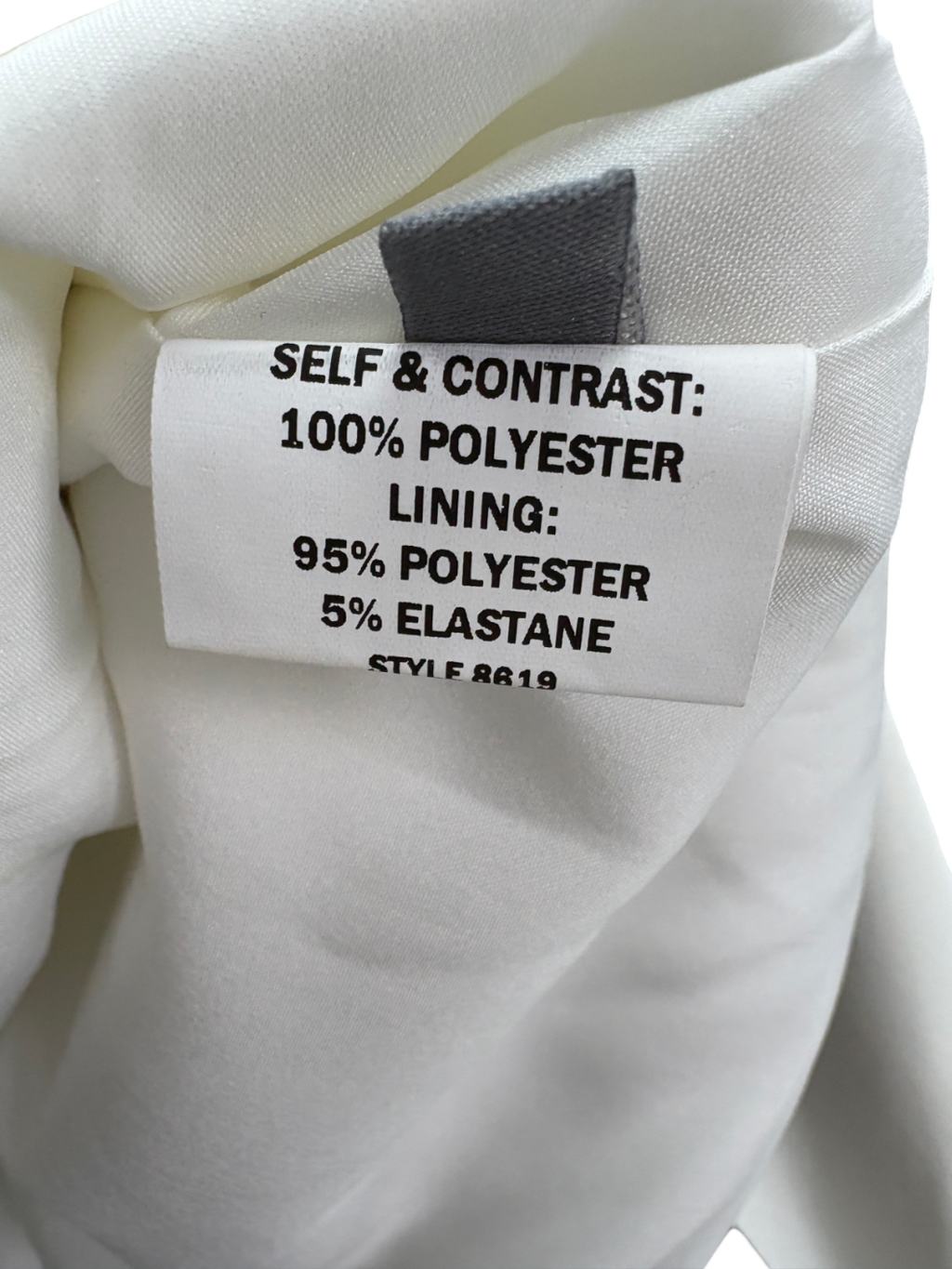 Michaela Louisa White Ruffle Hem Bolero Jacket UK 14