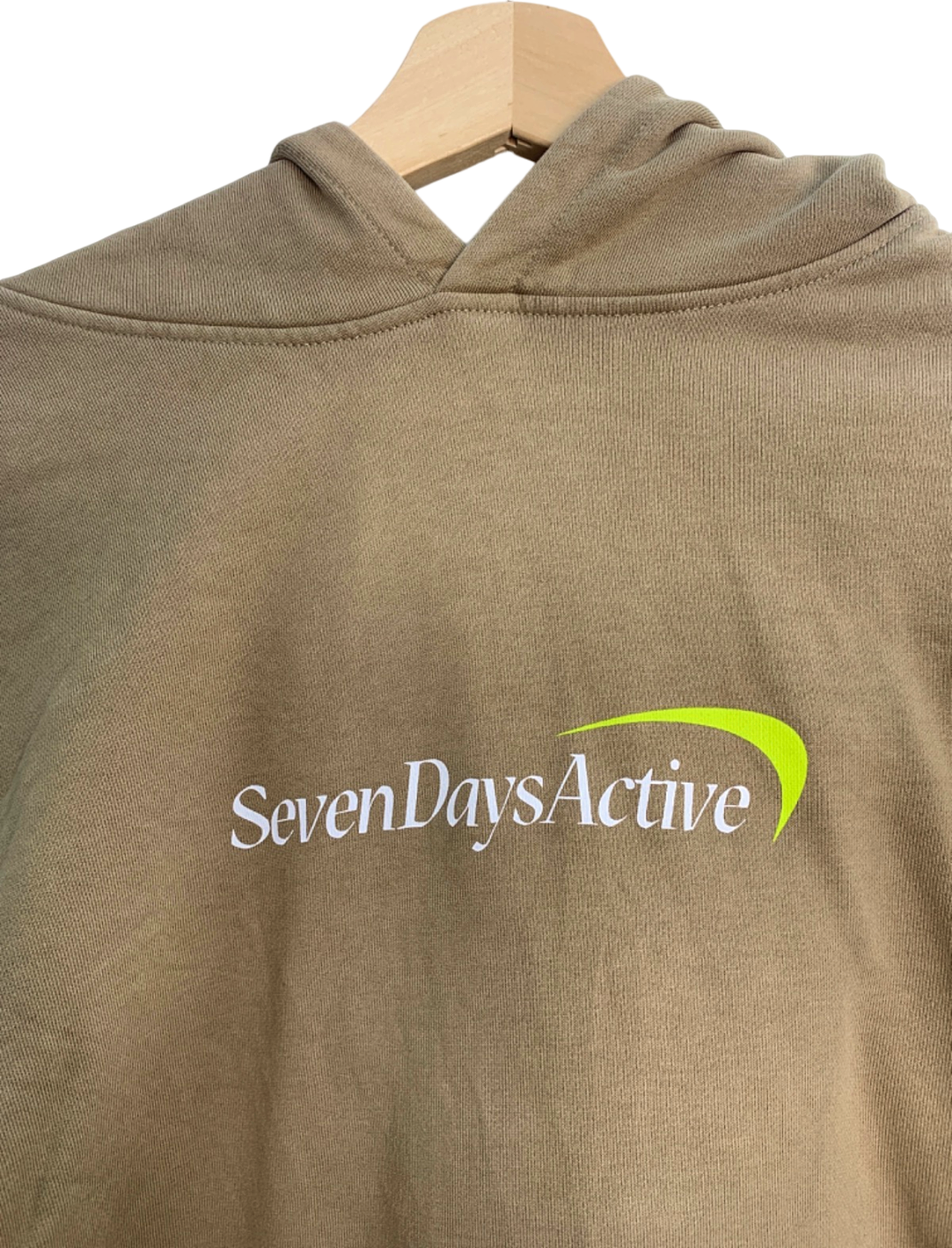 7 Days Active Brown Hoodie Medium